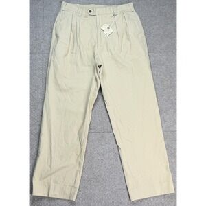 Non Stock Men's Beige Straight Leg‎ Khaki Pants Size 34x29